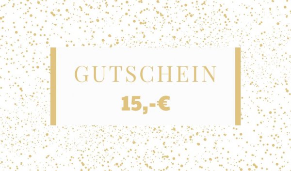 15,- € Gutschein - Schöne Dinge für Eure Lieblinge - online Versand